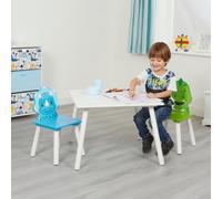 Liberty House Toys Kids Dinosaur Table And Chairs Set, White