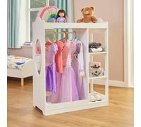 Liberty House Toys Liberty House Kids Dressing Rail With Mirror, White