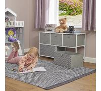Liberty House Toys Kids Grey 5 Drawer Storage Chest