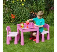Liberty House Toys Kids Multifunctional Table and Chair, Pink
