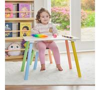 Kids Rainbow Table & Chair Set