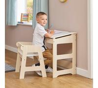 Liberty House Toys Kids Scandi Study Desk and Chair Set, White