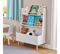 Liberty House Toys Kid's White Bookcase And Toy Storage Cabinet