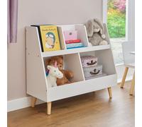 Liberty House Toys Kid's White Sloping Bookcase