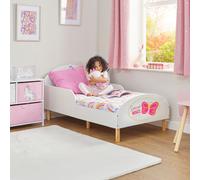 Liberty House Toys Kids White Toddler Bed - Spread Your Wings | Size: Cot Bed Liberty House Toys White Cot Bed