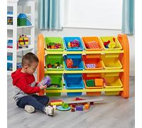 Liberty House Toys Multicoloured Storage Organiser with 12 Storage Boxes