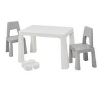 LIBERTY HOUSE TOYS Table And Chairs Set Round Corner Rectangular BS-8817W Plastic 780 x 500 x 490 mm