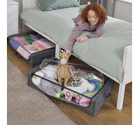 Liberty House Toys Underbed Storage Cart with Wheels (Pack of 2)