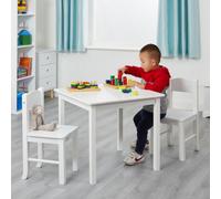 Liberty House Toys White Wooden Table And Chair Set