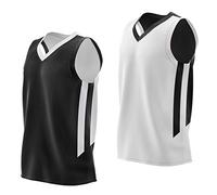 Liberty Imports Reversible Men's Mesh Athletic Basketball Jersey Single for Team Scrimmage - White - Medium