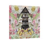 Liberty In Full Bloom Canvas Print Claire Louise Multi W16 inch x H16 inch
