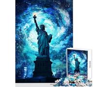 Liberty in The Stars for Adults 1000 Piece Jigsaw Puzzle Art Work Gifts Improve Memory Toy Wall Decor for And from 14 Years And over size 50x75cm