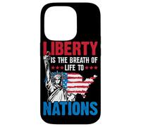 Liberty Is The Breath Of Life To Nations Case for iPhone 14 Pro
