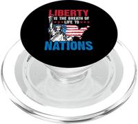 Liberty Is The Breath Of Life To Nations PopSockets PopGrip for MagSafe