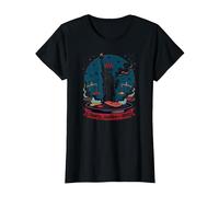 Liberty, Justice, and BBQ T-Shirt, Women, Black, XXL