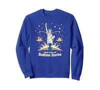 Liberty, Justice, And Bedtime Stories Sweatshirt, Adult Unisex, Royal Blue, XL