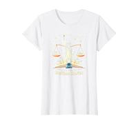 Liberty, Justice, and Bedtime Stories T-Shirt, Women, White, L