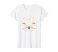 Liberty, Justice, and Bedtime Stories T-Shirt, Women, White, XS