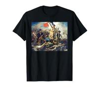 Liberty Leading the People Eugene Delacroix Painting Art T-Shirt