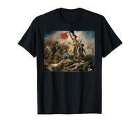 Liberty Leading the People Eugene Delacroix Painting Art T-Shirt