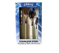 Liberty Leisure 16 Piece Cutlery Set (Cream)