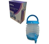 Liberty Leisure Collapsible Water Carrier With Tap 5.5L - Portable Camping Water Dispenser, Festival Essentials, Water Container with Tap, Survival Kits, Campervan Accessories UK