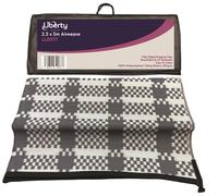 Liberty Leisure Durable 100% Polypropylene Tube Weave Caravan Awning Carpet: Breathable, UV Resistant, Easy to Clean - Perfect for Outdoor Comfort (250cm x 500cm)