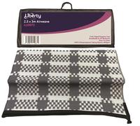 Liberty Leisure Durable 100% Polypropylene Tube Weave Caravan Awning Carpet: Breathable, UV Resistant, Easy to Clean - Perfect for Outdoor Comfort (250cm x 300cm)