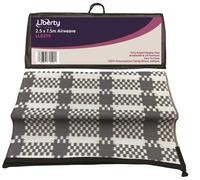 Liberty Leisure Durable 100% Polypropylene Tube Weave Caravan Awning Carpet: Breathable, UV Resistant, Easy to Clean - Perfect for Outdoor Comfort (250cm x 750cm)