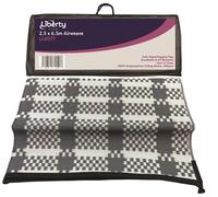 Liberty Leisure Durable 100% Polypropylene Tube Weave Caravan Awning Carpet: Breathable, UV Resistant, Easy to Clean - Perfect for Outdoor Comfort (250cm x 650cm)
