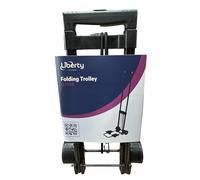 Liberty Leisure Folding Trolley for Camping, Festivals, and Gardening - Compact, Durable, and Lightweight Folding Trolley with Telescopic Frame and High Load Capacity