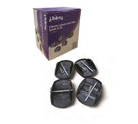 Liberty Leisure Jack Pads Set of 4 Rot & UV Proof Quick Installation, Metal Pins & R Clips Included Heavy Duty Stabilisers Stabalising Feet for Caravans Motorhomes & Trailers