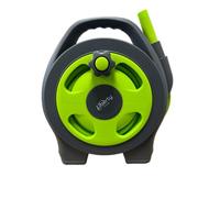 Liberty Leisure Pro Hose Reel - 11.6m Garden Hose with Quick-Release Coupling and Multi-Jet Spray, Wall Mounted Hose Reel for Garden, Water Hose, and Outdoor Use