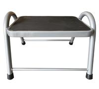 Liberty Leisure Single Metal Step with Non-Slip Grip Mat - Durable Portable Campervan Step, Caravan Step, and Motorhome Step - Heavy Duty Outdoor Metal Step Stool