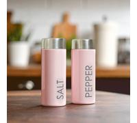 Liberty Light Pink Enamel Salt And Pepper Set Interiors by Premier Pink One Size