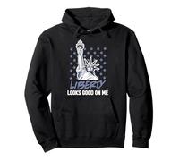 LIBERTY LOOKS GOOD ON ME Pullover Hoodie