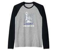 Liberty Looks Good ON ME Raglan Baseball Tee