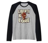 Liberty & Lore Freedom Activism Blac Social Justice Movement Raglan Baseball Tee