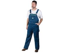 Liberty Men's Denim Bib Jumpsuit Made of Denim in Stonewashed Look, Stonewashed, 58W / 30L
