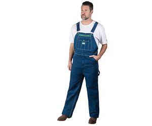 Liberty Men's Stonewashed Denim Bib Overall, Stonewashed, 42W x 32L