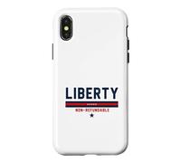 Liberty: Non-Refundable Conservative Patriotic Graphic Case for iPhone X/XS