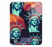 Liberty Pattern bariatric Food Scale Cute 11lb/0.18oz, 5kg/5g Scale Weighing Grams with 4 Unit for Meal Prep Keto Cooking (Batteries not Included)