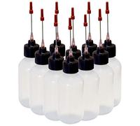 Liberty Products 10-2oz Plastic Squeeze Bottles 1.5" Stainless Applicators