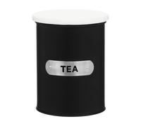 Liberty Tea Canister with Marble Lid black