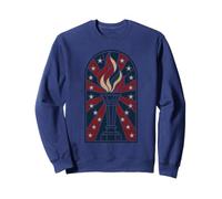 Liberty Torch Stars Radiant Symbol Art Sweatshirt