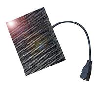 Libetter Solar Panel | USB Solar Panel Charger 5V 5W | USB Port Monocrystalline Module Solar Charger, Portable and Waterproof for, Cellphone, Bank, More