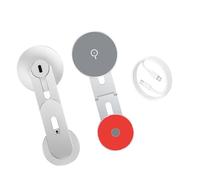 LIbgiubhy 1 Set 360 Degree Rotating Metal Phone Holder Charging Dock Foldable with Cable for Multi Angles Viewing Portable Phone Stand