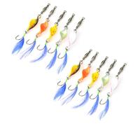 LIbgiubhy 360 Degree Rotating Wobblers Jigging Baits Twisted Hard Baits Fishing Tackle Spinnerbaits Fishing Metal Spinner Lures