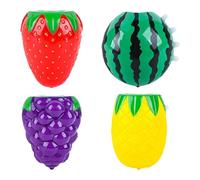 LIbgiubhy 4PCS Musical Whirling Tops with Rotating LED Light Fruit Theme Rotating Toy for Kids Party Competition Activity Toy Led Whirling Tops for Kid