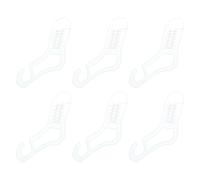 LIbgiubhy 6pcs Wood Sock Form Tools for Perfect Shape Crafting Storage Solution Wooden Knitting Blockers for Craft Enthusiasts Knitting Supplies